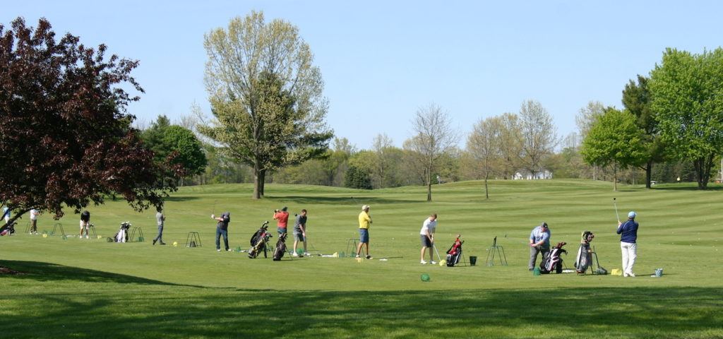 golf swing right elbow tucked wilson antique golf clubs
